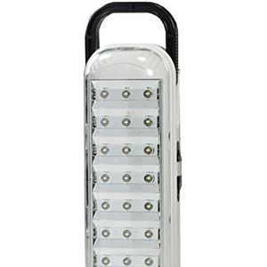 Zaklamp voor noodgevallen, draagbaar, oplaadbaar, wit, 63 leds, met kabel