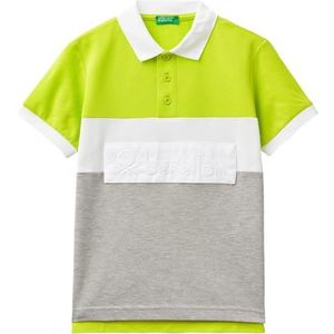 United Colors of Benetton Poloshirt voor kinderen en jongeren, Groen, 140 cm