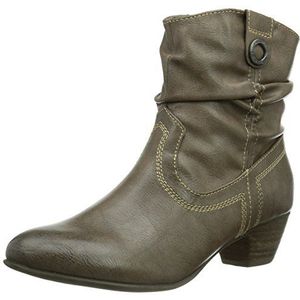 s.Oliver 25360 dames biker boots, Beige Mud 376, 41 EU