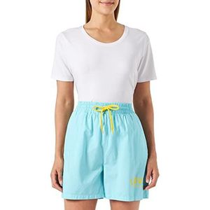 Love Moschino Vrouwen Jogger fit Casual Shorts, Turquoise, 44, turquoise, 44 NL