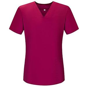 MISEMIYA - 707 Sanitaire tas voor dames - Gezondheidsuniform voor dames, fuchsia 21, XL