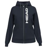 HEAD - Club Original - Hoodie - Navy - Damesvest - Volledige Ritssluiting