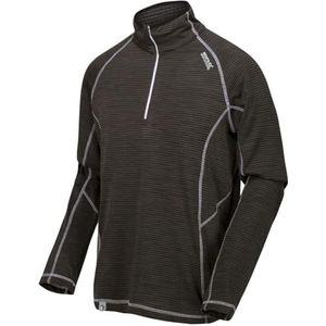 Regatta Yonder Quick Dry Grid Stof Prestaties Wicking Zip Neck Fleece T-Shirts/Polo's/Vesten - Magneet, Groot