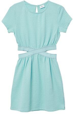 Jerseyjurk - Katoenen - Fit-en-flare - Korte Mouwen - Glittergaren