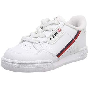 adidas Continental 80 i, gymschoenen, wit (Ftwr White/Scarlet/Collegiate Navy Ftwr White/Scarlet/Collegiate Navy), 25 EU, Wit Ftwr White Scarlet Collegiate Navy Ftwr White Scarlet Collegiate Navy