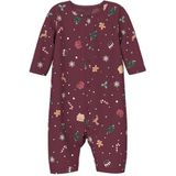 NAME IT nbnvismas ls nachtkleding, bordeaux, 56