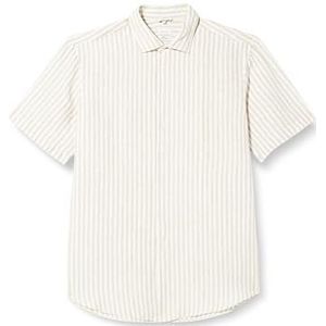 Seidensticker Men's Regular Fit Shirt met korte mouwen, beige, 42, beige, 42