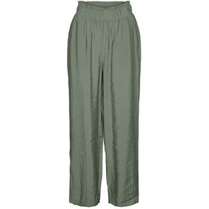 VERO MODA Vmqueeny Long Pants WVN Ga broek voor dames, Hedge Green, XL
