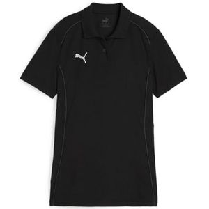 PUMA - TeamFinal - Functioneel Shirt - Zwart/Wit - Kwartmouw