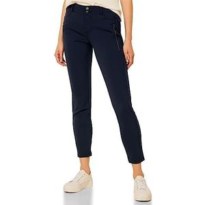 Street One Dames A375523 Techno Stretch damesbroek, diepblauw, W34/L28, blauw (deep blue), 34W x 28L