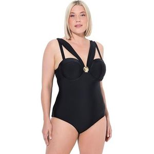 Ulla Popken Badpak  zwart