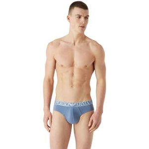 Emporio Armani Heren Heren Soft Modal Boxer Briefs, Oxford., XL