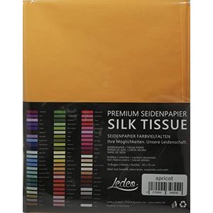 Premium zijdepapier Silk Tissue - 10 vellen (50 x 75 cm) - kleur naar keuze (abrikoos)