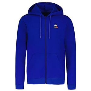 Le Coq Sportif ESS FZ Hoody N°4 M Blauw Elektrole Heren Maat XS, Blauw (Bleu Electro), XS