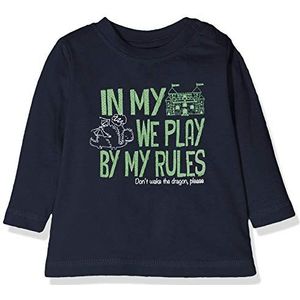 Schiesser Baby-jongens onderhemd, blauw (donkerblauw 803), 68 cm