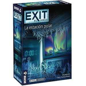 Devir - Exit: het poolstation, bordspel in het Spaans, bordspel met vrienden, Escape Room, mysterieuze spellen, bordspel voor volwassenen (BGEXIT6)