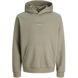 JACK & JONES Jcoflare Embos Sweat Hood, Vetiver., XS