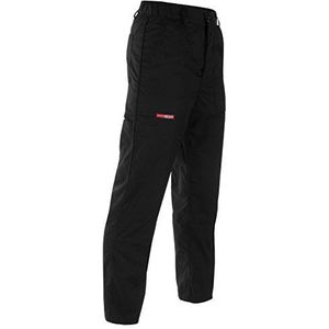 REIS SPM Master Beschermende Werkbroek - Duurzame Polyester/Katoen Mix, Verstelbare Taille, met Zijzakken, Kleur: Zwart, Maat: 48