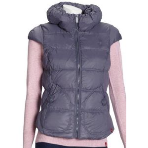 edc by ESPRIT Vest H40818 Damesvesten, grijs (090), XS