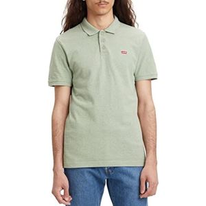 Levi's heren T-Shirt Housemark Polo, Seagrass Heather, XS