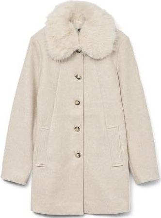 Vero Moda - AUTUMN - Lange Jas - Mêlee - Regular Fit