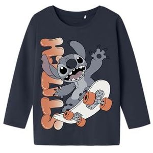NAME IT Nmmadri Stitch Ls Nreg Top Box Wdi, tradewinds, 92