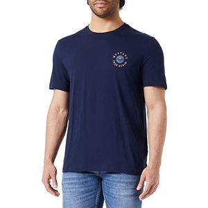 MUSTANG Heren Alex C Print T-shirt, Navy blazer 5324, S