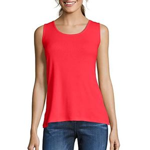Hanes Dames katoenen tankshirt - rood - S