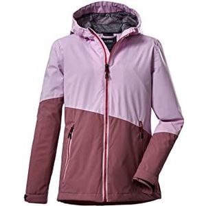 killtec Girl's Functioneel jack/outdoorjack met capuchon KOS 206 GRLS JCKT, light pink, 152, 39103-000