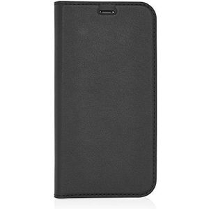 Pipetto iPhone X Wallet Case - Magnetische Wallet Case - Premium Echt Leer met Card Slots en Stand Feature - Jet Black