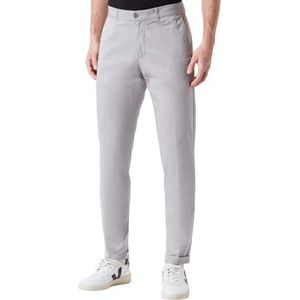Replay Brad Chino voor heren, slim fit, 214 lichtgrijs, 33W / 32L