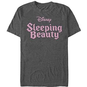 Disney Sleeping Beauty - Sleepng Beauty Logo Unisex Crew neck T-Shirt Melange Black L