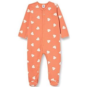 Petit Bateau Pyjamaset voor meisjes, Brandy/Avalanche, 12 Maanden