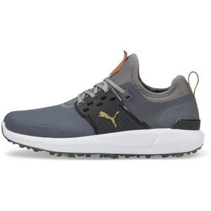 PUMA Heren Ignite Articulate golfschoen, Quiet Shade PUMA Team Gold PUMA Zwart, 43 EU