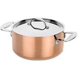 Mepra 20 cm roestvrijstalen Toscana Casserole, zilver