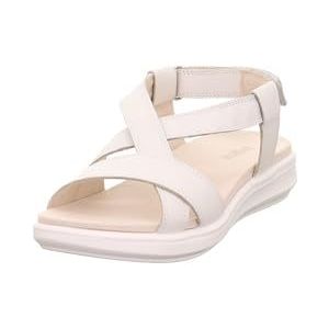 Legero Ella Platte damessandalen, Offwhite 1000, 38 EU