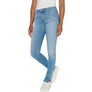 Pepe Jeans Dames Skinny Jeans Hw, Blauw (Denim-MI6), 26W / 30L, Blauw (Denim-mi6), 26W / 30L