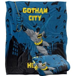 BATMAN Silky Touch Super Zachte Sprei Deken, 152 x 127 cm