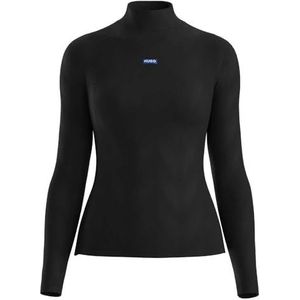 HUGO - Blue Longsleeve - Zwart - Easy Longsleeve met Opstaande Kraag
