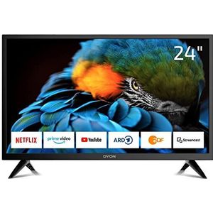 DYON Smart 24 XT 60 cm (24 inch) televisie (HD Smart TV, HD Triple Tuner (DVB‐C/‐S2/‐T2), Prime Video, Netflix & HbbTV) [modeljaar 2022]