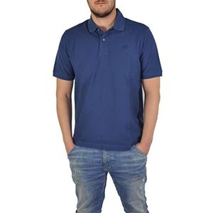 bugatti Heren 8100-25030 poloshirt, blauw, normaal