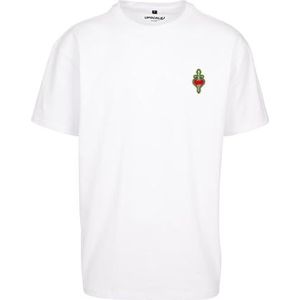 Mister Tee Santa Monica Oversized T-shirt voor heren, wit, M