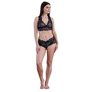 Oh!Zuza Dames French Knickers Hipster Panties, zwart, S