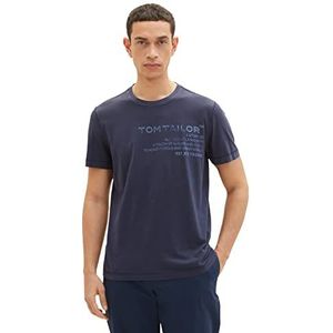 TOM TAILOR T-shirt heren 1035638,10668 - Sky Captain Blue,XXL