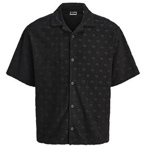 Jack & Jones - Infinity - Overhemd - Blauw - Katoenmix - Resortkraag