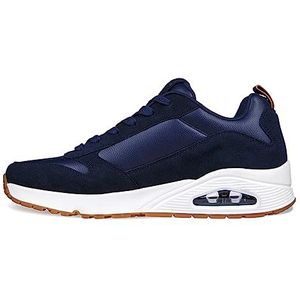 Skechers Heren Uno-Stacre Sneaker, marineblauw, 43 EU