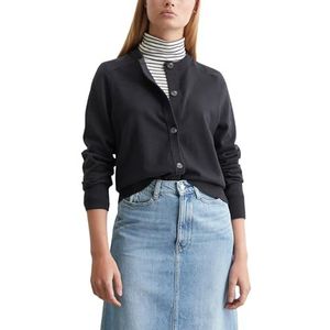 Marc OPolo Denim Cardigan voor dames, gebreide jas met ronde hals, blauw, S