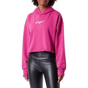 HUGO Sweatshirt voor dames, Dark Pink652, S