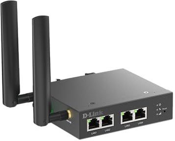 D-Link - DWM-314-T - Router - Zwart - 4G LTE - Maximaal 100 Mbit/s