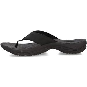 KEEN Heren Kona Flip PCL Flop, zwart/staal grijs, 8 UK, Zwart Staal Grijs, 42 EU